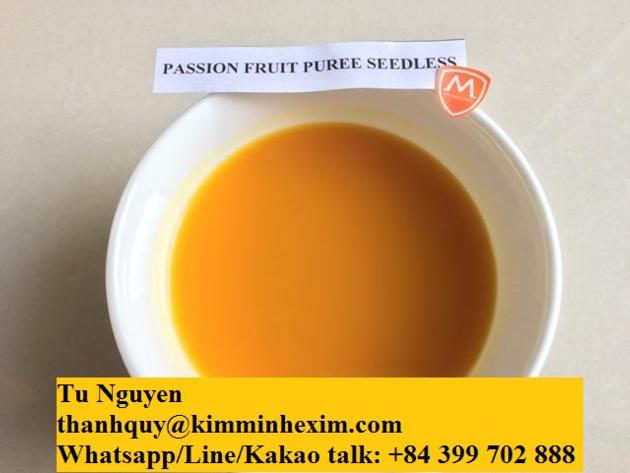 FROZEN PASSION FRUIT PUREE EXPORT FOR