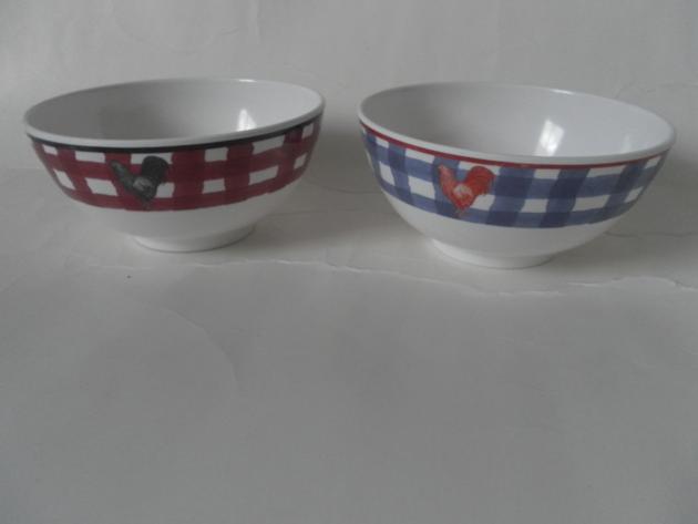 High quality plastic melamine dinnerware 6" rice bowl with custom design
