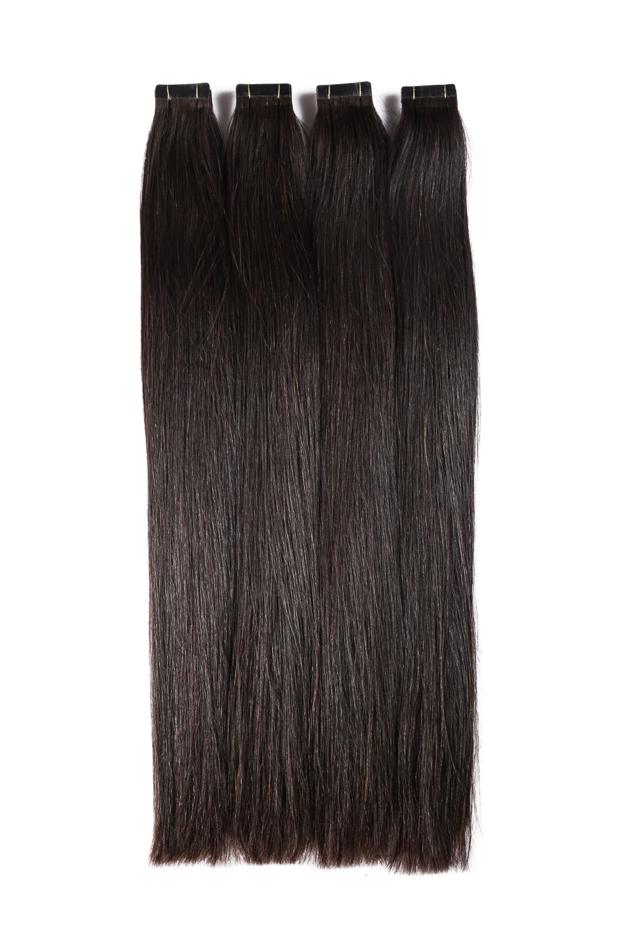 Basic Tape in Hair Extensions 100% Remy Human Hair Unprocessed Can Be Bleached and Dyed 7A Grade 