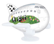 3D Plastic Model Airplane Jigsaw Puzzle