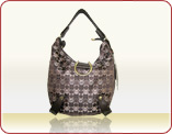 Jacquard fabric handbag