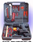 250pc cordless drill set