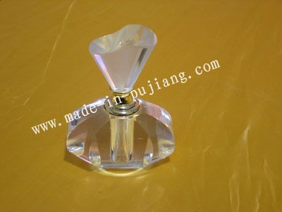 crystal perfume bottle