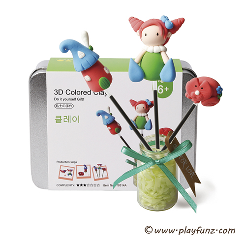 Non Toxic 3D Colorful Modeling Clay