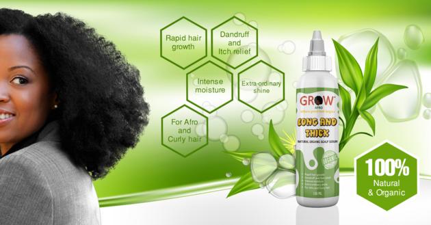 GrowAfro - Long and Thick scalp serum