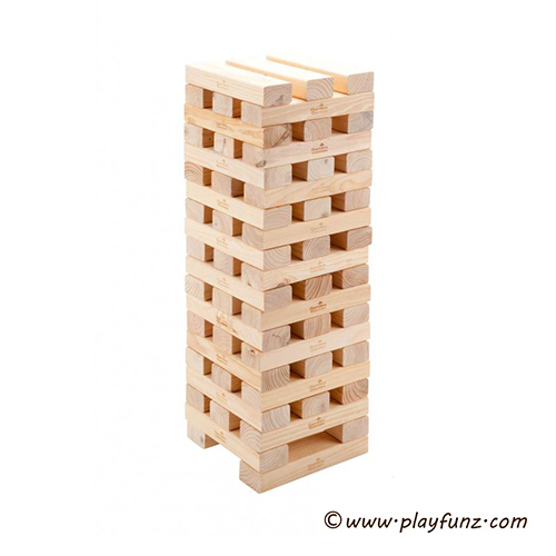 60pcs Giant Tower Wooden Garden Games wooden blocks set