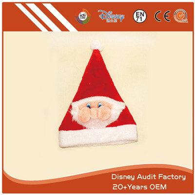 Customized Santa Hat 3D 100% PP Cotton Filling