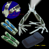 #8129 top quality multi tool with Led flashlight