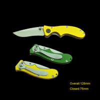 #3262 Mini Pocket Knife with Anodized Aluminum Handle