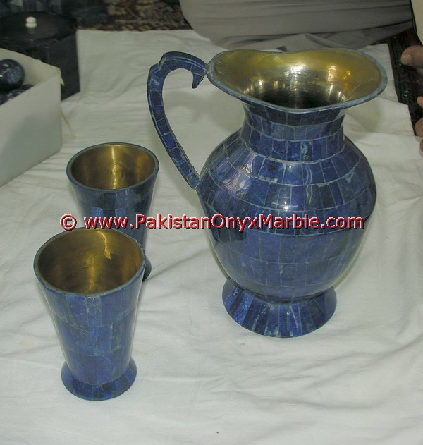 LAPIS LAZULI WATER SET