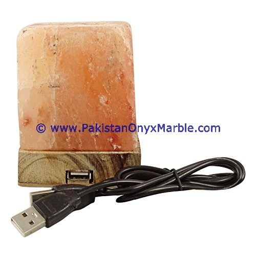 HIMALAYAN USB CUBE SQUARE SALT LAMPS CRAFTED