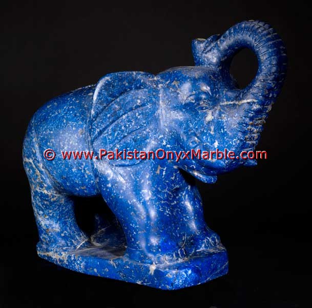 ANIMALS CARVING LAPIS LAZULI HANDICRAFTS