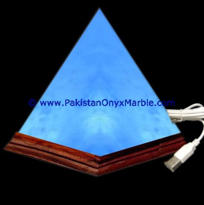 HIMALAYAN USB PYRAMID SALT LAMPS CRAFTED