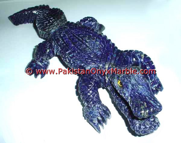 ANIMALS CARVING LAPIS LAZULI HANDICRAFTS