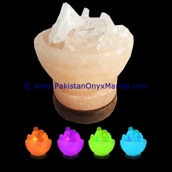 HIMALAYAN USB BOWL CHUNKS SALT LAMPS