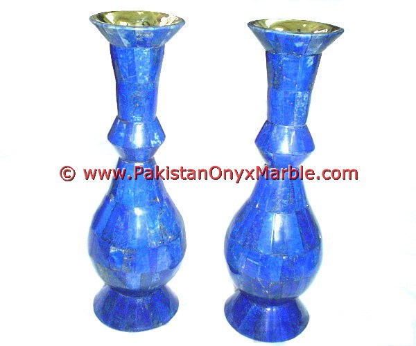 LAPIS LAZULI FLOWER VASES