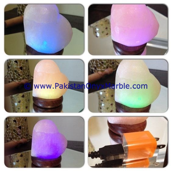 HIMALAYAN USB HEART SALT LAMPS CRAFTED