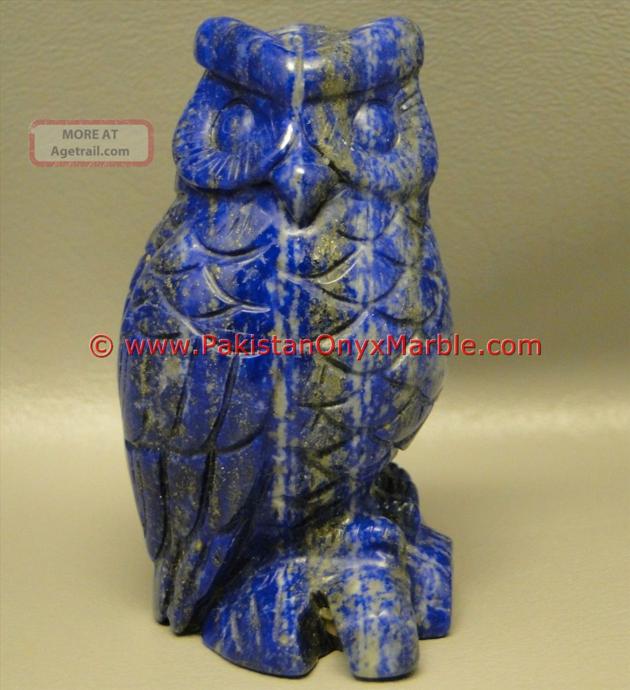ANIMALS CARVING LAPIS LAZULI HANDICRAFTS