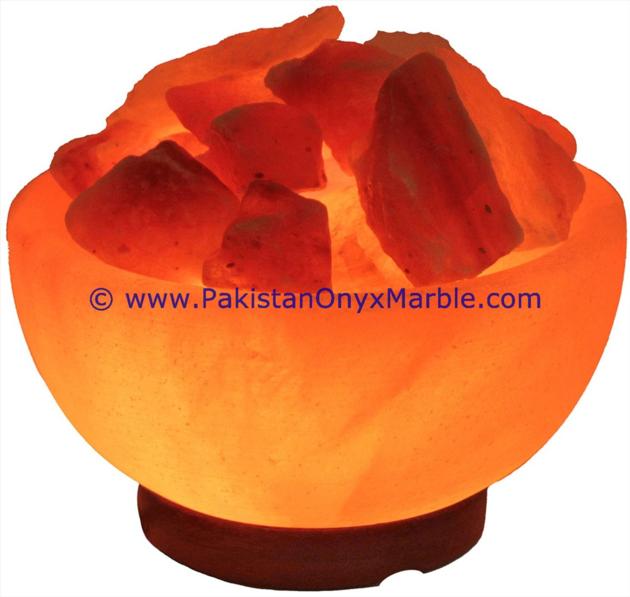 HIMALAYAN USB BOWL CHUNKS SALT LAMPS