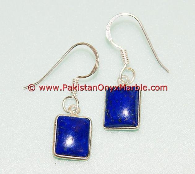 LAPIS LAZULI EARRINGS SET WITH FIGURES