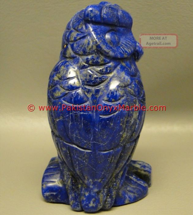 ANIMALS CARVING LAPIS LAZULI HANDICRAFTS