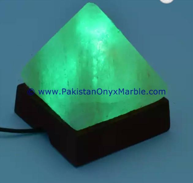 HIMALAYAN USB PYRAMID SALT LAMPS CRAFTED
