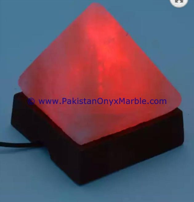 HIMALAYAN USB PYRAMID SALT LAMPS CRAFTED