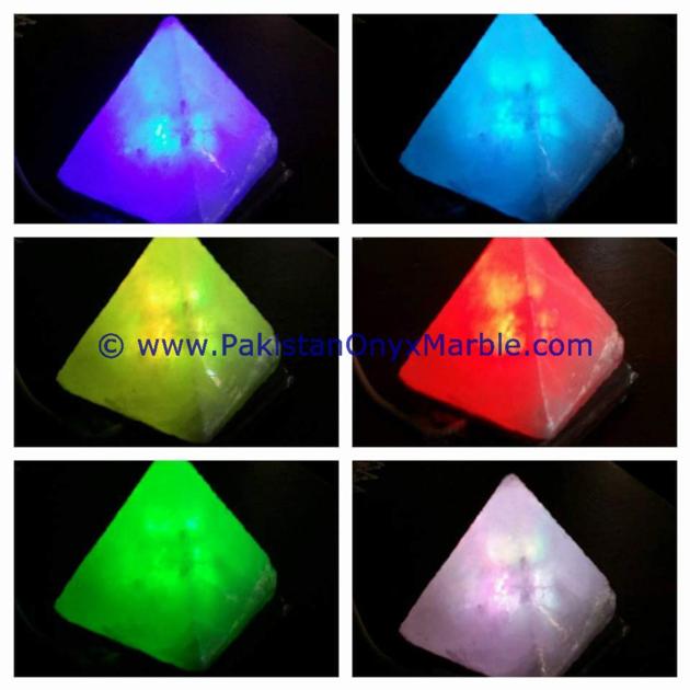 HIMALAYAN USB PYRAMID SALT LAMPS CRAFTED