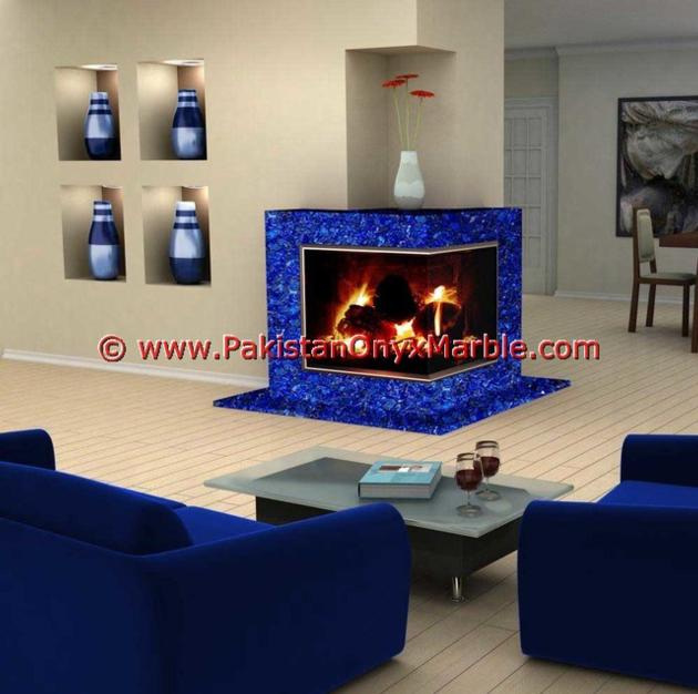 LAPIS LAZULI FIREPLACES