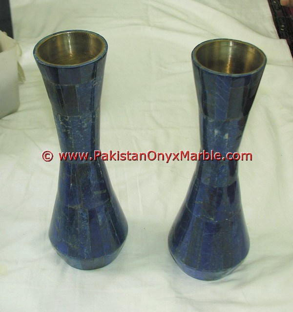 LAPIS LAZULI FLOWER VASES