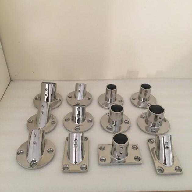 Marine Hardware Handrail Base Stainless Steel