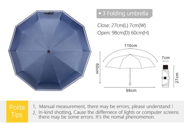 High Quality Uv Protection Compact Umbrella