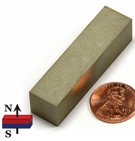 Samarium Cobalt(SmCo) Bar Magnets 50.8x12.7x12.7mm(2" x 1/2"x 1/2")