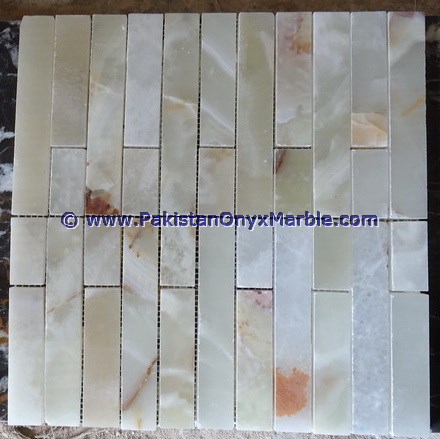 LIGHT GREEN ONYX MOSAIC TILES COLLECTION