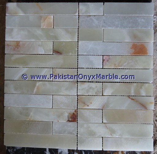 LIGHT GREEN ONYX MOSAIC TILES COLLECTION