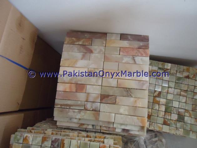 LIGHT GREEN ONYX MOSAIC TILES COLLECTION
