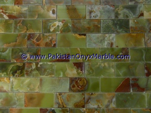 DARK GREEN ONYX MOSAIC TILES COLLECTION