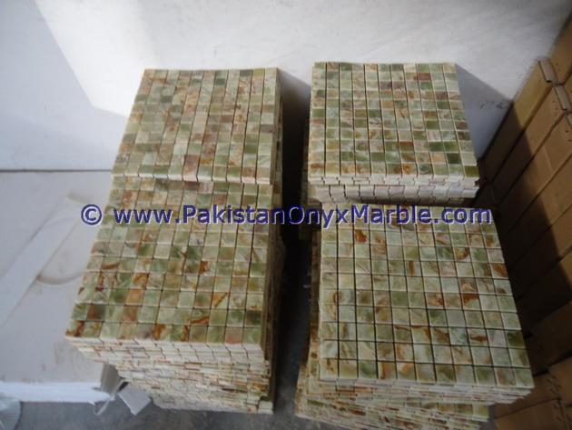DARK GREEN ONYX MOSAIC TILES COLLECTION