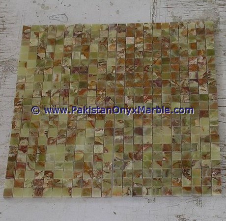 GREEN ONYX MOSAIC TILES COLLECTION