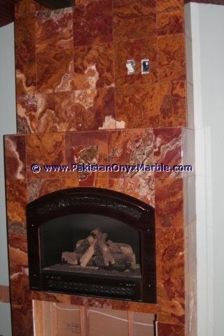 MULTI RED ONYX MOSAIC TILES