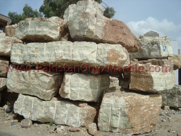AFGHAN GREEN ONYX BLOCKS