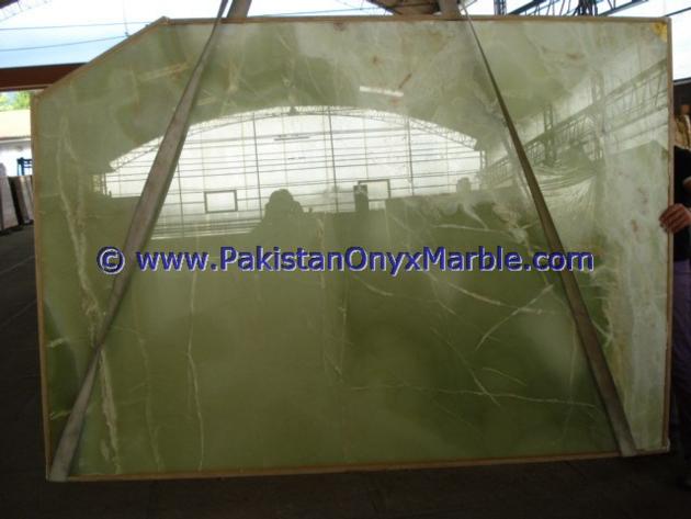 AFGHAN GREEN ONYX SLABS COLLECTION