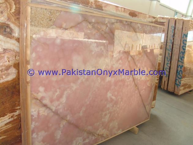 AFGHAN PINK ONYX SLABS COLLECTION