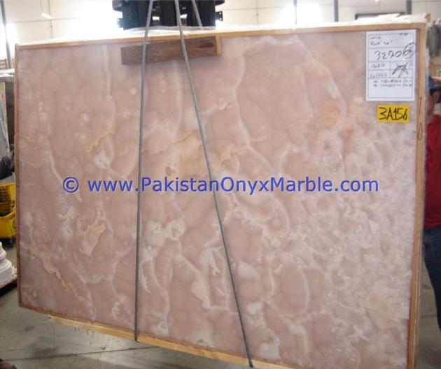 AFGHAN PINK ONYX SLABS COLLECTION