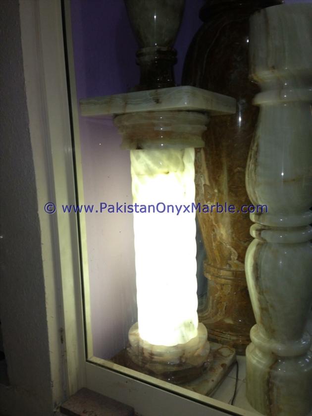BACKLIT ONYX COLUMNS PILLARS Amp PEDESTALS