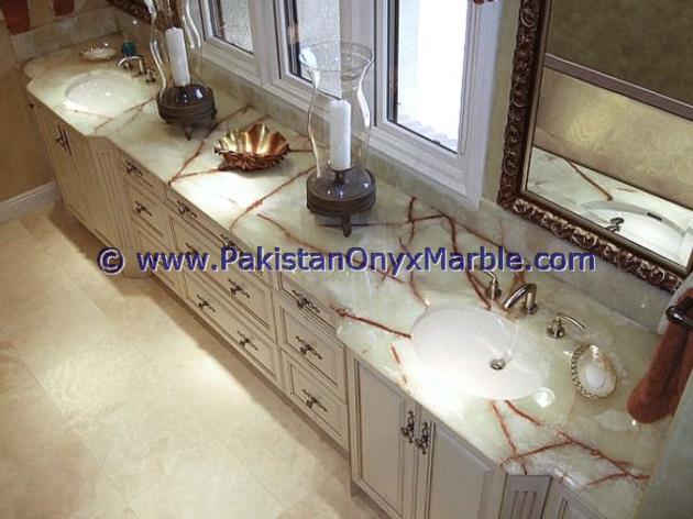 BACKLIT ONYX BATHROOM VANITYTOPS Amp SINKS