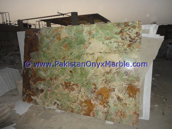 DARK GREEN ONYX SLABS COLLECTION