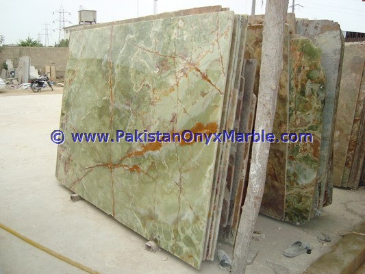 GREEN ONYX SLABS COLLECTION