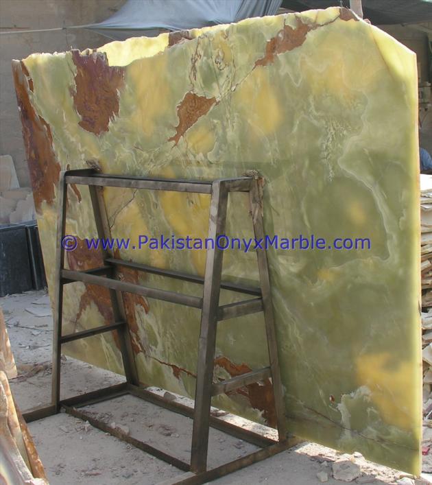 GREEN ONYX SLABS COLLECTION