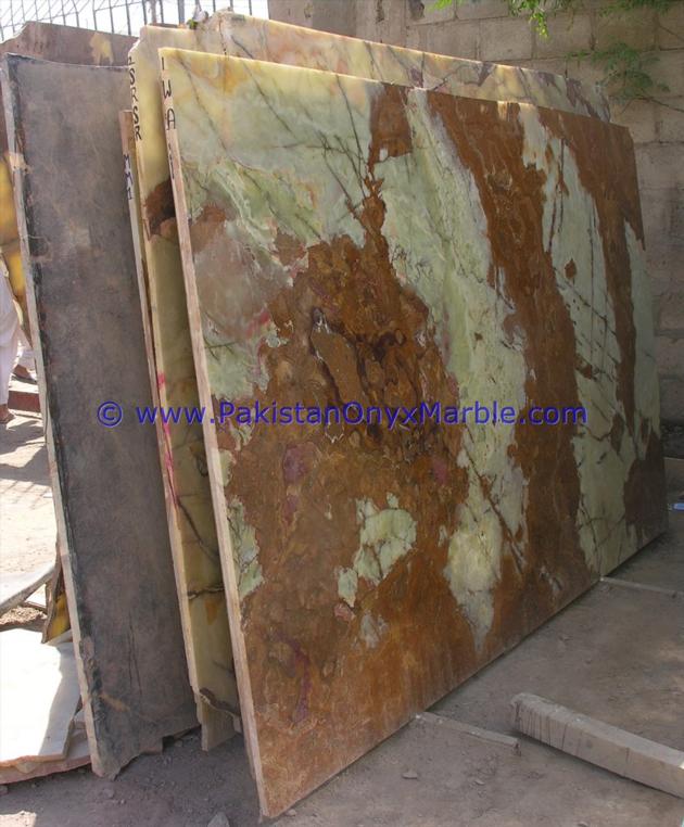 GREEN ONYX SLABS COLLECTION
